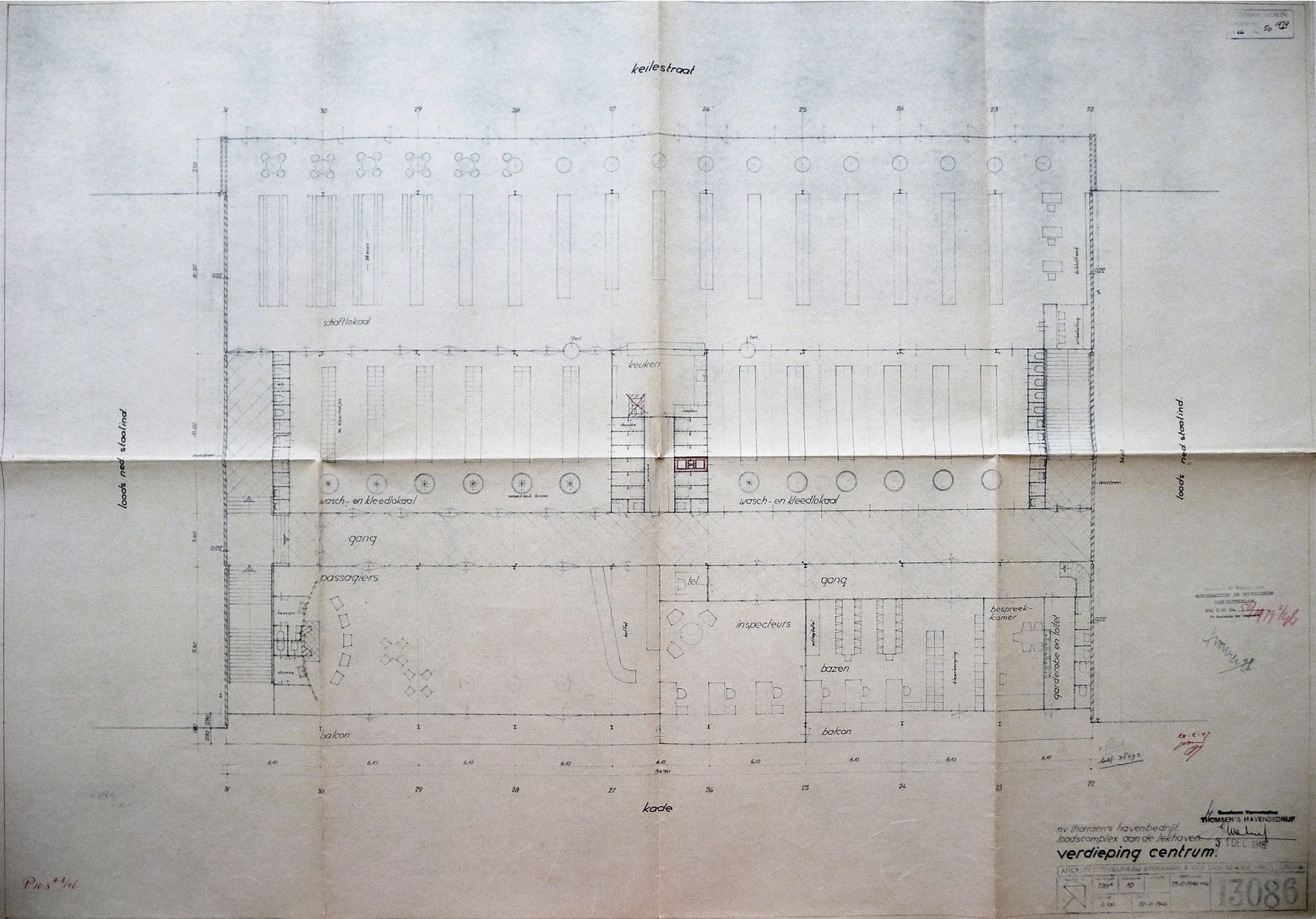 Ontwerp verdieping, 1946