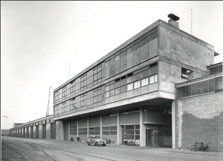 Poortgebouw Oranje Lijn, ca. 1975