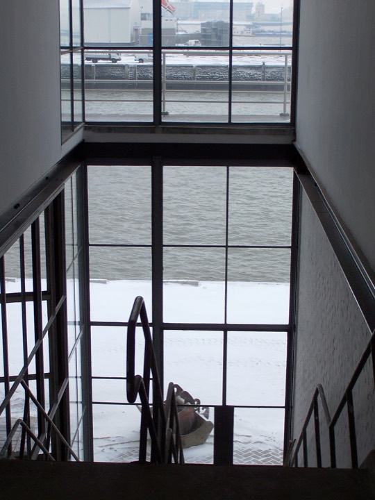 Trappenhuis havenzijde, 2005