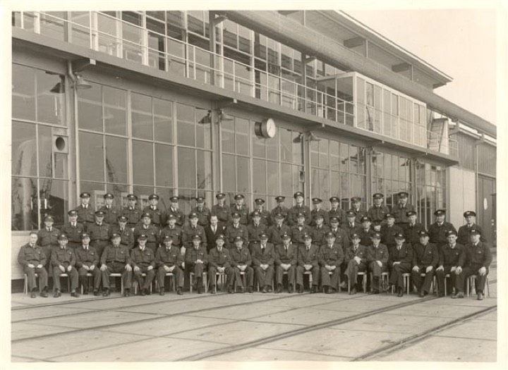 De 'bazen' van Thomsen's Havenbedrijf, ca. 1948
