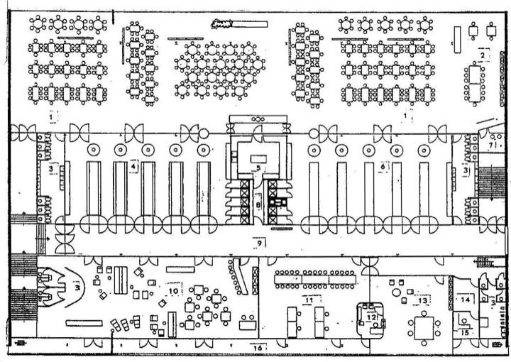 Plattegrond verdieping, 1948