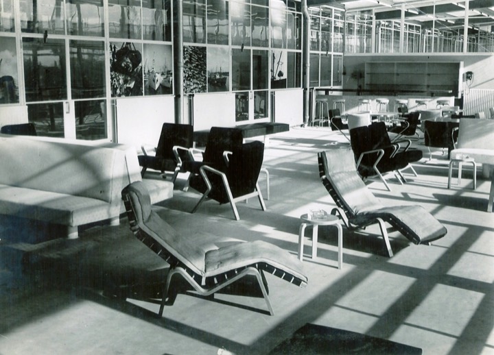 Wachtruimte passagiers, ca. 1950