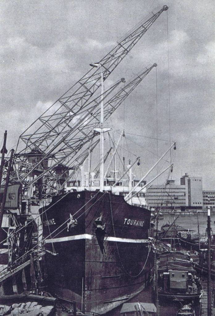 Wipkranen aan de Lekhaven, 1938
